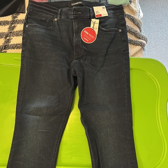 Dark blue Express jeans - Picture 2 of 5